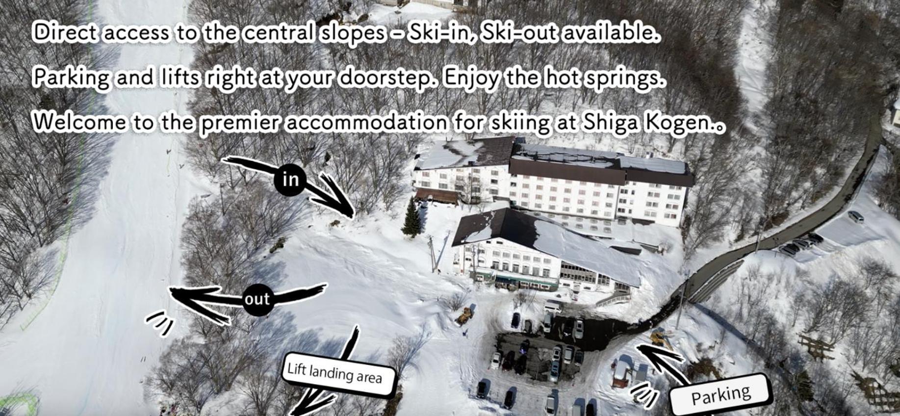 Shiga Swiss Inn Shiga Kogen Exterior foto